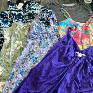 LOT OF 6  Women's Dresses DVF TRINA TURK CALYPSO BELLE SKY NWT